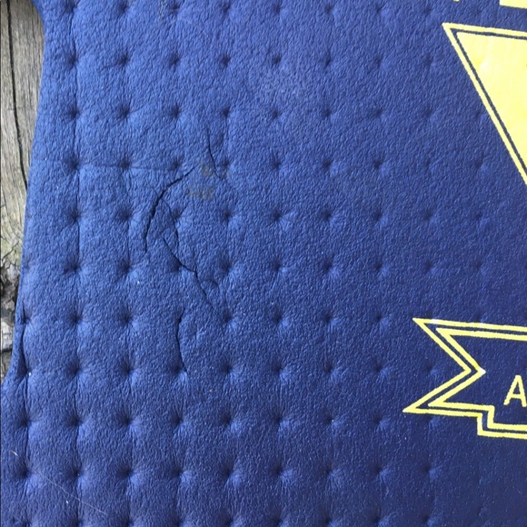 Pad MICHIGAN 1999 Wolverine Centennial Stadium Seat Mat Foam Cushion Maize Blue - Picture 5 of 6